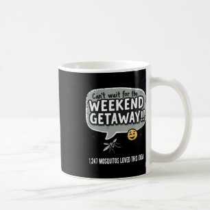 Caneca De Café Acampamento Não Pode Esperar Pelo Fim De Semana Di