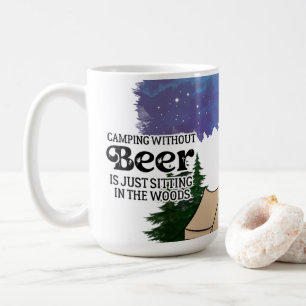 Caneca De Café Acampamento Sem Cerveja