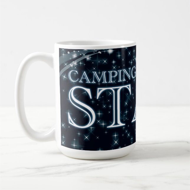 Caneca De Café Acampamento sob as estrelas (Esquerda)