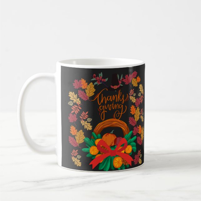 CANECA DE CAFÉ AÇÃO DE GRAÇAS (Esquerda)
