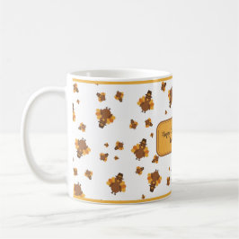 Caneca De Café Ação de Graças à Turquia