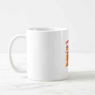 Caneca De Café Ação de Graças Axolotl Thanksalotl Salamander Turq