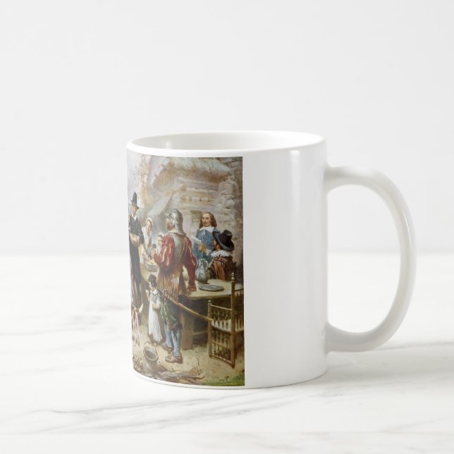 Caneca De Café Ação de Graças de 1rua (Direita)