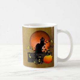 Caneca De Café Ação de Graças de Chat Noir