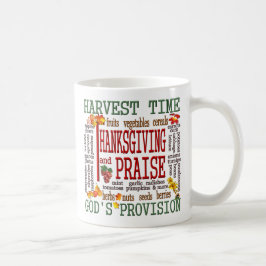 Caneca De Café Ação de Graças de Colheita