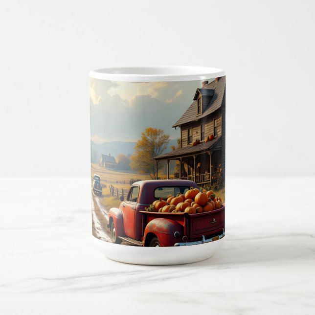 Caneca De Café Ação de Graças no campo (Centro)