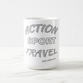 Caneca De Café Ação Esporte Viagem