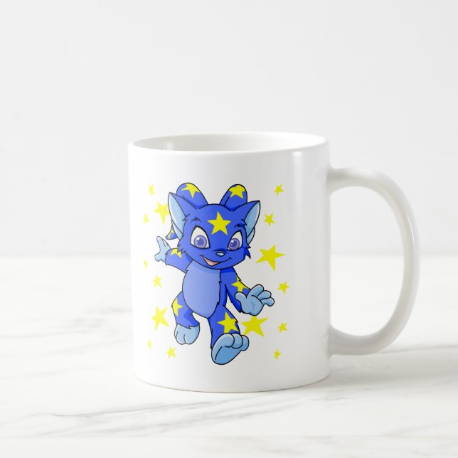 Caneca De Café Acara estrelado Excited com explosão da estrela (Direita)
