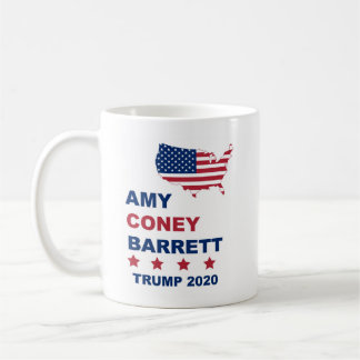 CANECA DE CAFÉ ACB AMY CONEY BARRETT & TRUMP 2020 MUG