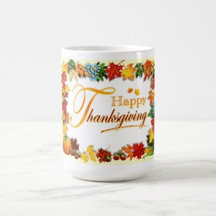 Caneca De Café Acção de graças feliz