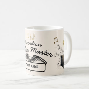Caneca De Café Accordion Polka Master Personalizado Coffee Mug