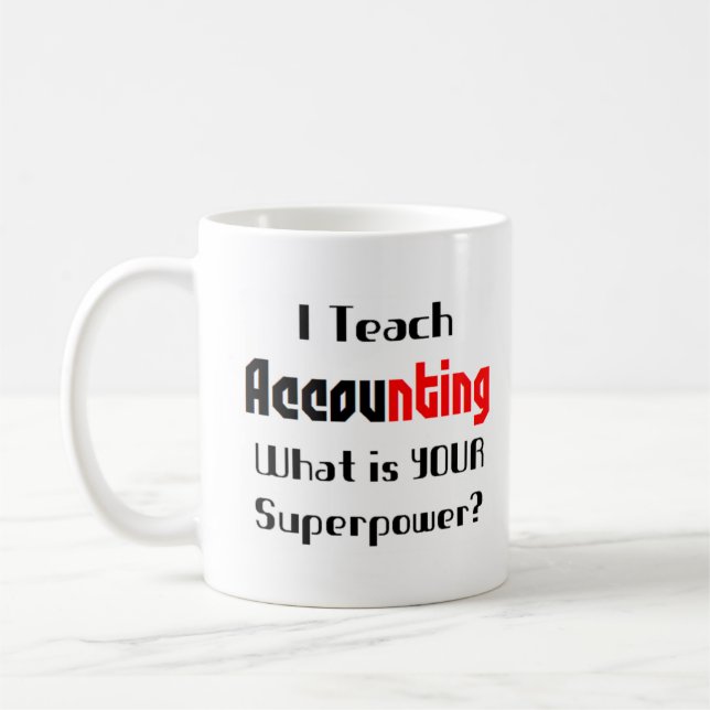 Caneca De Café accounting teach (Esquerda)