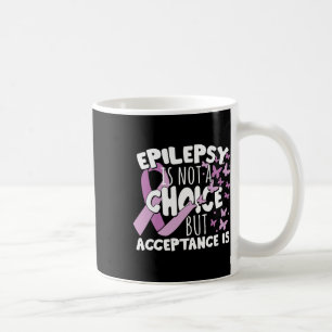 Caneca De Café Aceitação Conscientização Epilepsia Faixa Roxa