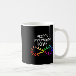 Caneca De Café Aceitar Compreender Aut. Infinity Neurodiversity