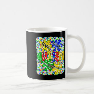 Caneca De Café Aceitar entender amar conscientização do autismo