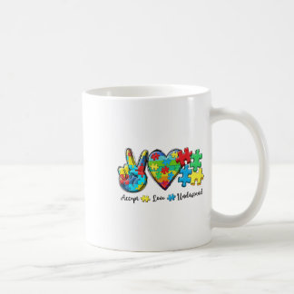 Caneca De Café Aceitar o amor Compreender a Consciência do Autism