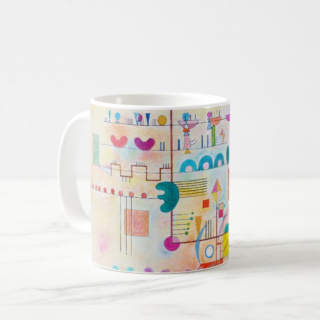 Caneca De Café Acento Gentil, Wassily Kandinsky (Frente Esquerda)