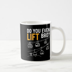 Caneca De Café Acessórios de esqui engraçados de snowboard homens