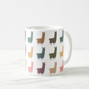 Caneca De Café Acessórios para Bebidas Retro Llama Alpaca Present