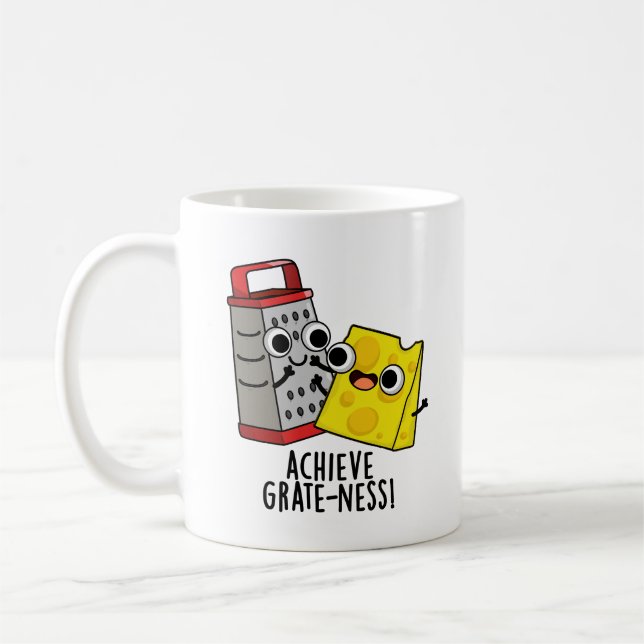 Caneca De Café Achiice Grtioning Cheiese Puns Engraçados (Esquerda)
