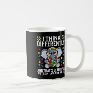 Caneca De Café Acho Que Diferentemente Autismo Sensibiliza Menino
