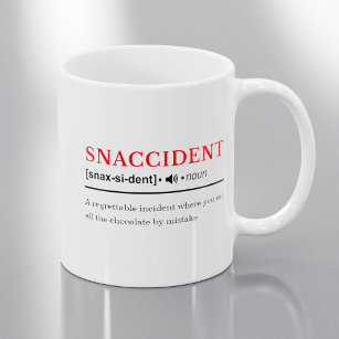 Caneca De Café Acidente - Definição de dicionário personalizável