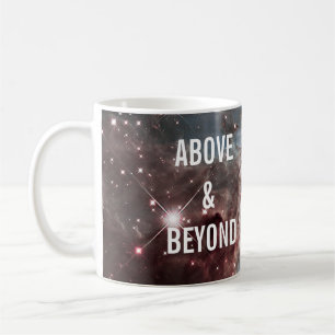 Caneca De Café Acima & além de estelar