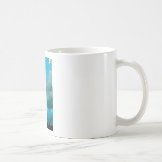 Caneca De Café Acima nas nuvens (Direita)