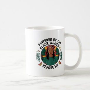 Caneca De Café Acionada Pela Mulher Negra Antes Da História Negra