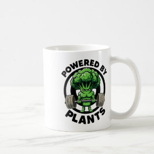 Caneca De Café Acionado Por Plantas Vegan Athlete Vegan Gym Vegan