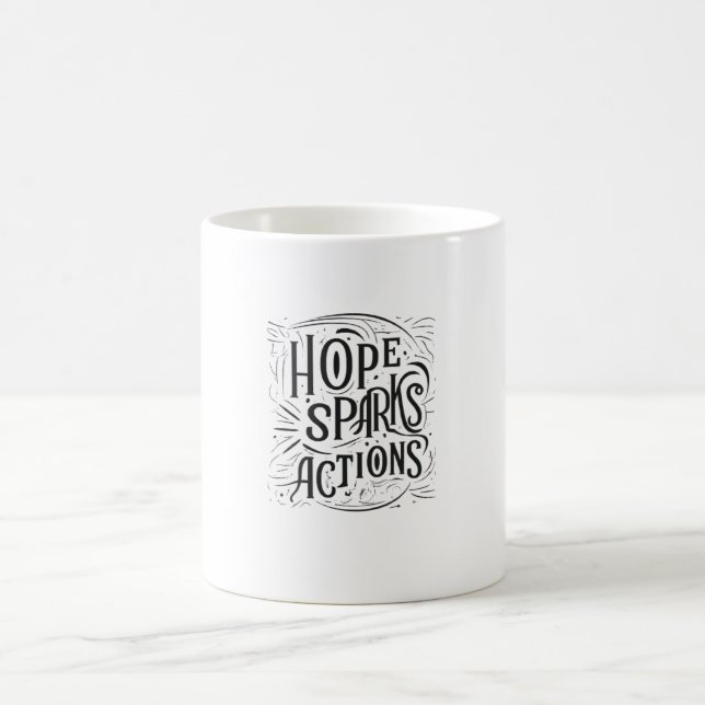 Caneca De Café Ações do Hope Sparks (Centro)