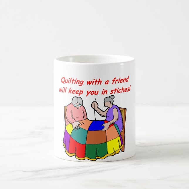 Caneca De Café Acolchoado com um amigo (Centro)
