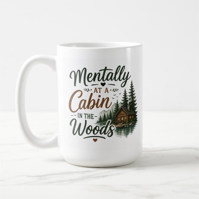 Caneca de Café Aconchegante Mentalmente em uma Cab (Esquerda)