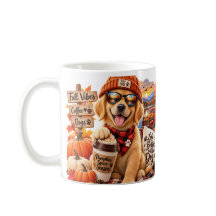 Aconchegante Outono Golden Retriever Tempero de Ab