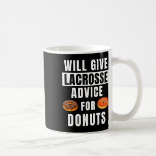 Caneca De Café Aconselhamento Lacrosse Para Rosquinha Lacrosse Pl