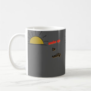 Caneca De Café acordar à realidade