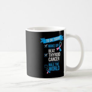 Caneca De Café Acordar bate na tireoide governa o mundo