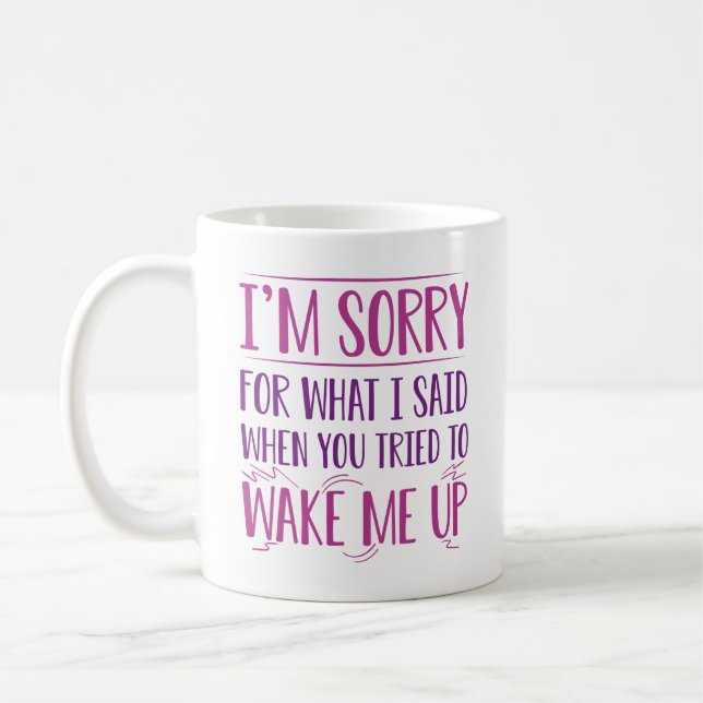 Caneca De Café Acordar-me (Esquerda)