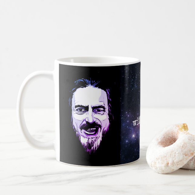 Caneca De Café Acorde Alan Watts (Com Donut)