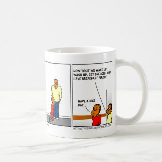 Caneca De Café Acorde primeiramente