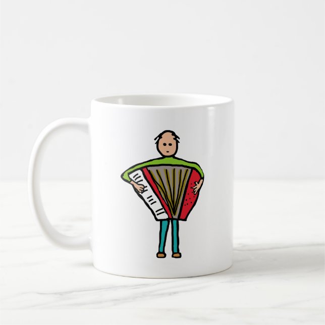 Caneca De Café Acordeão (Esquerda)