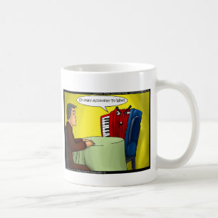 Caneca De Café Acordeão Para Quem Presentes Divertidos Camisetas