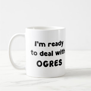 Caneca De Café acordo de ogro com