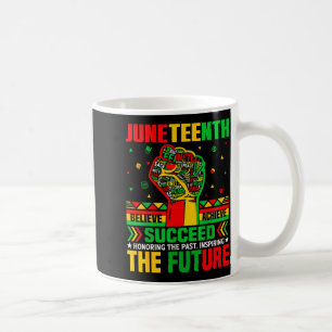 Caneca De Café Acredite alcançar suceder homenageando o passado