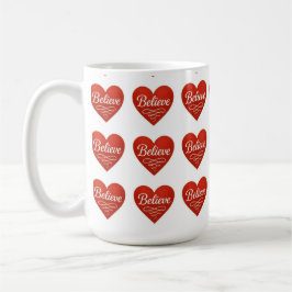 Caneca De Café Acredite Coração