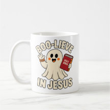 Acredite em Jesus Espírito Santo Bíblia Halloween