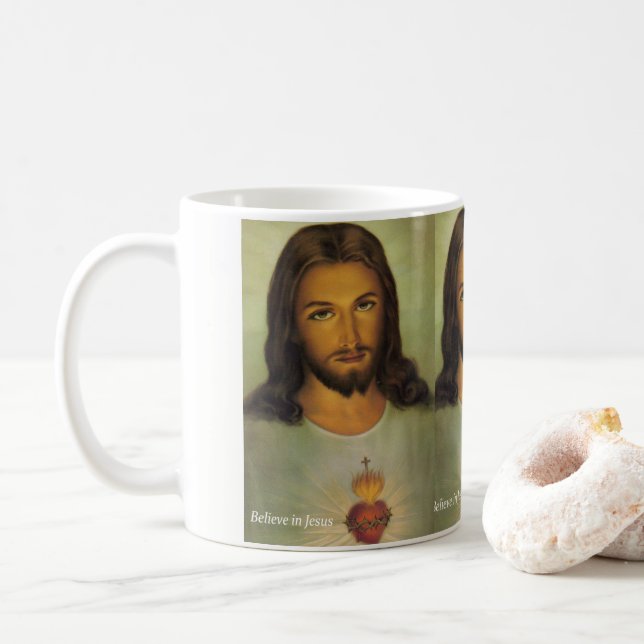 Caneca De Café Acredite em Jesus Mug (Com Donut)