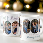 Caneca De Café Acredite em Magic 6 Lozenge Foto de Lozenge Nova B<br><div class="desc">Acredite na caneca de fotos mágicas para novos pais ou como presente de anúncio de natalidade de feriado - ou você pode personalizar o texto para qualquer um e qualquer ocasião. O design apresenta 6 fotos e texto totalmente editável para que você personalize o que quiser. Suas fotos são exibidas...</div>