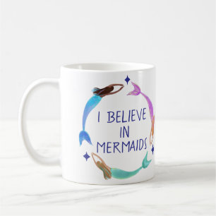 Caneca De Café Acredite em sereias