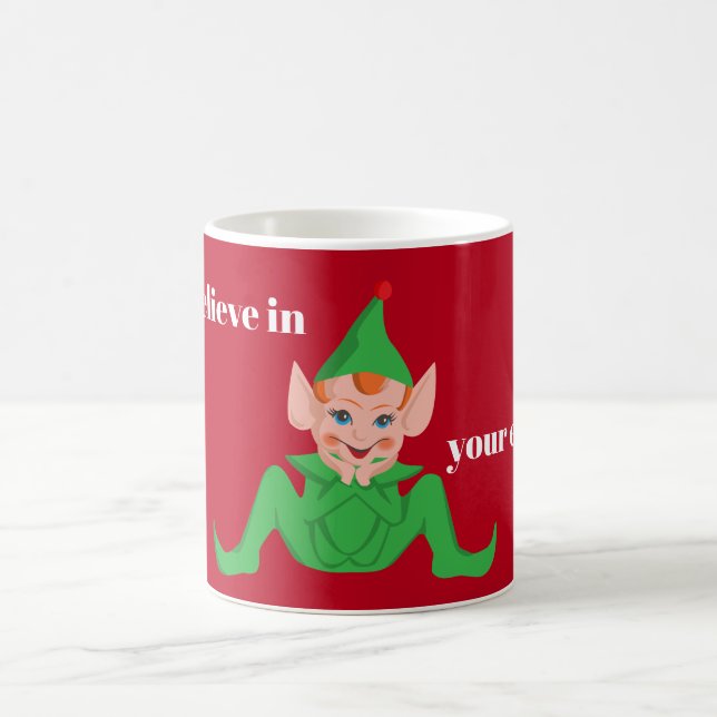 Caneca De Café Acredite em seu Elf Holiday Hot Cocoa Mug (Centro)